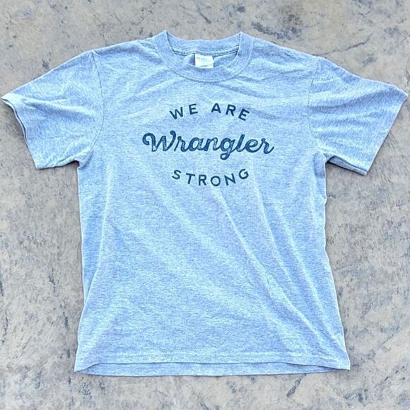 We Are Wrangler Strong Youth Large Tee - Picture 1 of 3